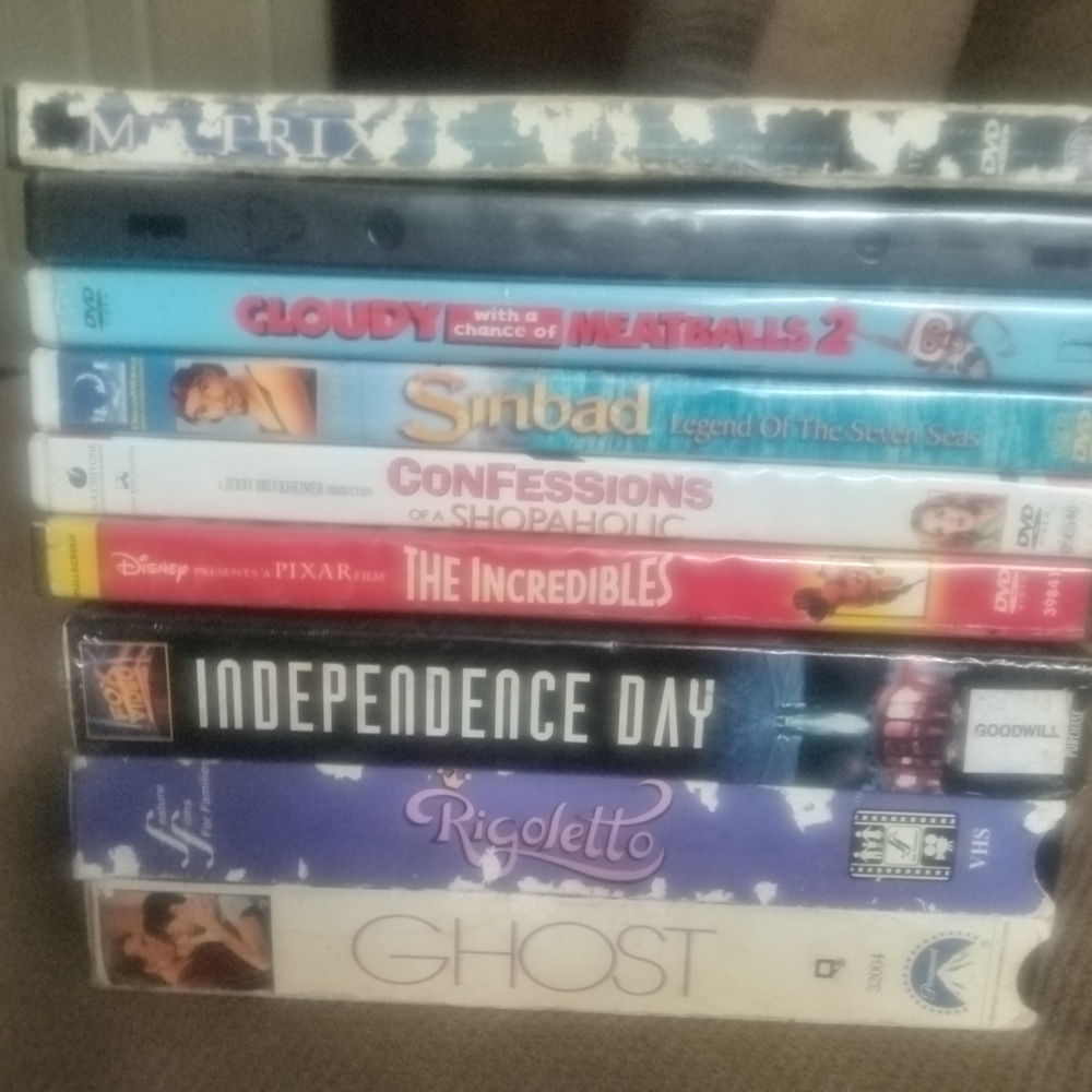 DVD Movie & VHS Collection